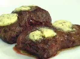 Contra Filé com Manteiga Aromatizada