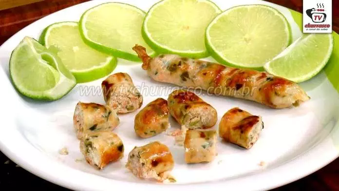 Linguiça Caseira de Camarão