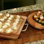 Aperitivos com Queijo Fresco