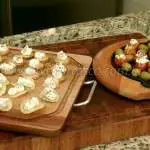 Aperitivos com Queijo Fresco