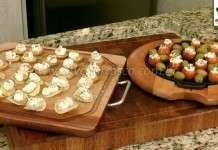 Aperitivos com Queijo Fresco