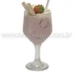 Batida de Morango com Vinho