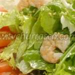 Salada Verde com Camarão