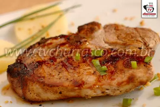 T-Bone Suíno com Alho