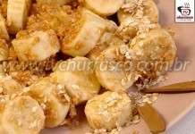 Sobremesa de Banana com Paçoca