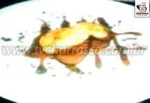 Testículo Grelhado com Queijo Coalho e Melaço