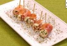 Aperitivo de Presunto Parma e Queijo