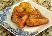 Asinha de Frango Assada com Batatas