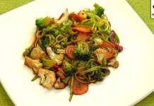 Yakisoba de Vegetais