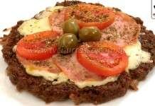 Pizza de Carne Moída com Lombinho