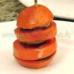 Torres de Vegetais com Queijo