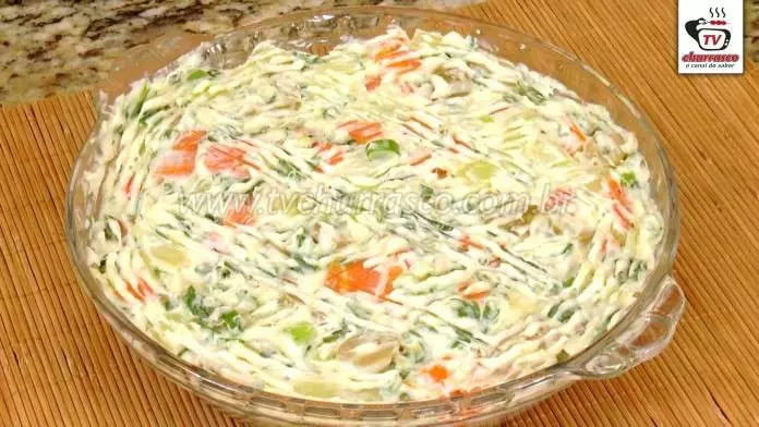 Salada de Maionese para Churrasco