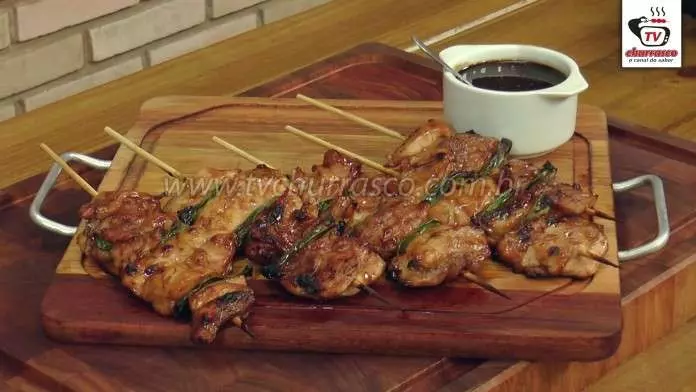 Como fazer Yakitori de Frango