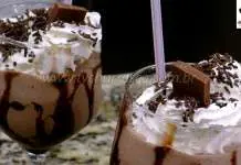 Milk Shake de Brigadeiro Caseiro
