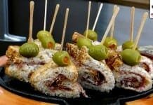 Como Fazer Aperitivo de Pão de Forma com Salame