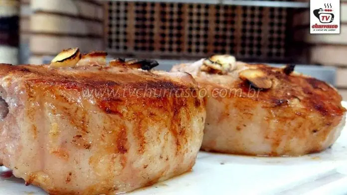 Como Fazer Lombo Suíno com Alho (Churrasco de Lombo de Porco)