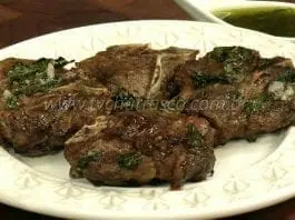 Como Fazer T-Bone de Cordeiro com Hortelã