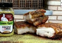 Como Fazer Panceta com Lemon Pepper