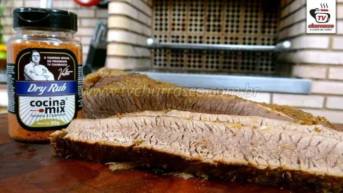 Maça do Peito com Dry Rub - Brisket com Dry Rub