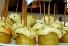 Como Fazer Batatas Aperitivos com Provolone