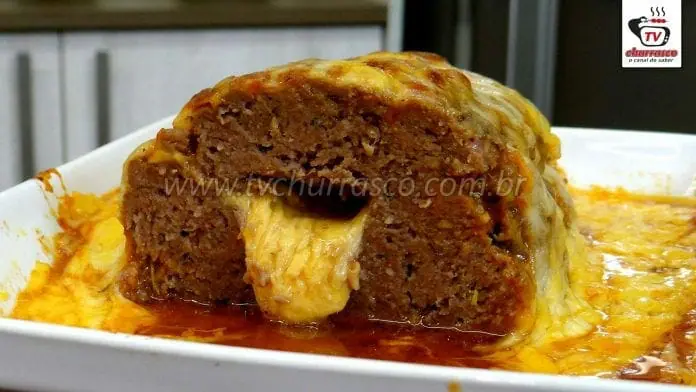 Como Fazer Bolo de Carne Moída Recheado