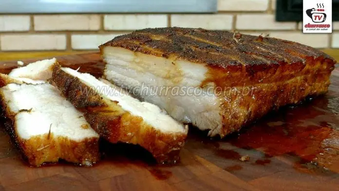 Como Fazer Panceta na Brasa - Part. José Almiro - Churrasqueadas