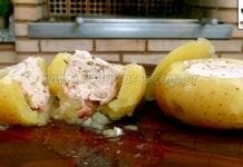 Como Fazer Batata Recheada com Frango na Brasa