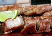 Como Fazer Churrasco de Panceta com Alho