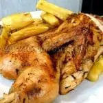 Como Fazer Meio Frango Assado com Mandioca