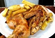 Como Fazer Meio Frango Assado com Mandioca