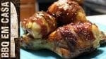 Receita de Churrasco: Coxas Enroladas no Bacon (Bacon Chicken Legs) - BBQ em Casa