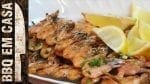 Receita de Espetinho de Camarão (Shrimp Kebabs) - BBQ em Casa