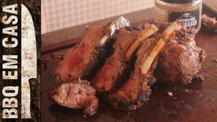 Receita de Carré de Cordeiro (Lamb Chops) - BBQ em Casa