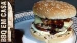 Receita de Hambúrguer de Frango (Chicken Burger) - BBQ em Casa