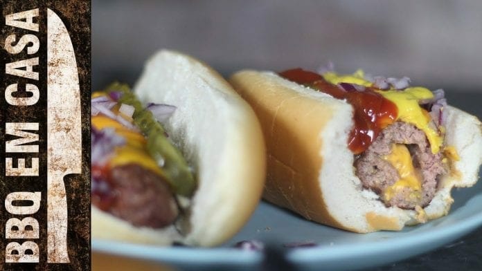 Receita de Hot Dog Burguer - BBQ em Casa