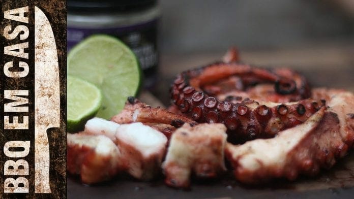 Receita de Polvo Grelhado (Grilled Octopus) - BBQ em Casa