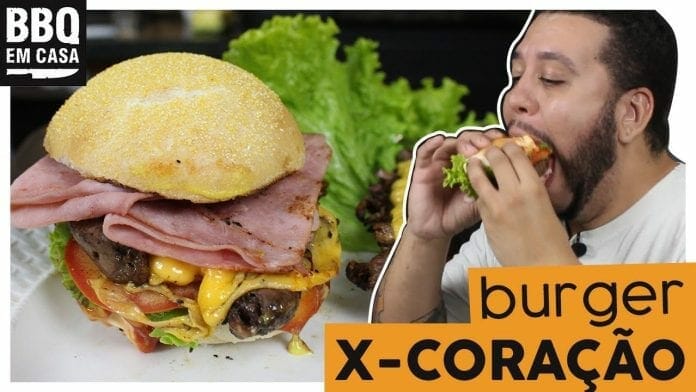 Xis de Porto Alegre - X-Coração O Lanche mais Gostoso - BBQ em Casa