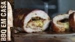 Receita de Explosão de Bacon (Chicken Bacon Explosion) - BBQ em Casa