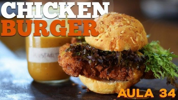 Chicken Burger (Como Fazer Hambúrguer De Frango) - Cansei de Ser Chef