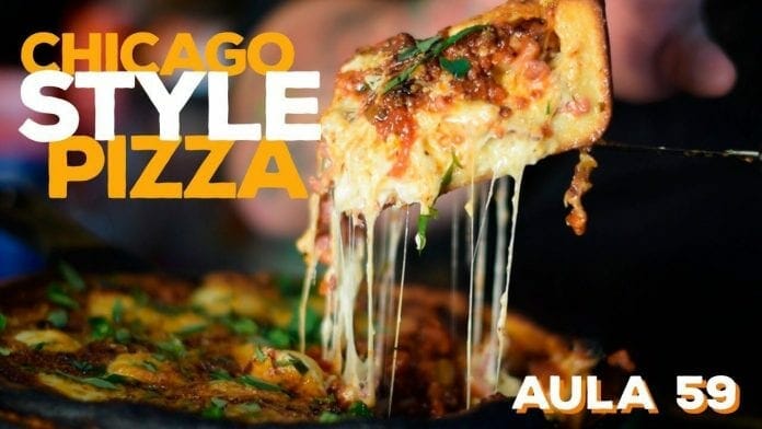Chicago Style Pizza (Como Fazer Pizza Funda De Chicago) - Cansei de Ser Chef