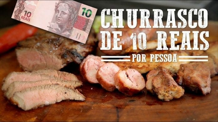 Churrasco Barato / Econômico de 10 Reais - Churrasqueadas