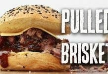 Sanduíche de Peito Bovino - Pulled Brisket - Canal Rango