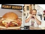 Hambúrguer com Pasta de Amendoim - Peanut Burger - Canal Rango