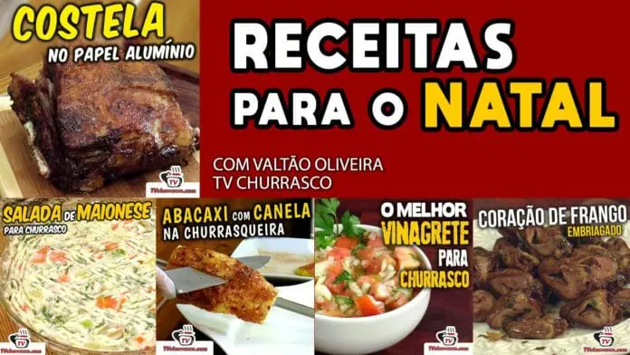 Especial Receitas de Churrasco de Natal