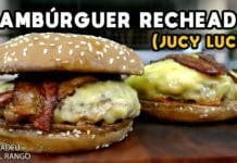 Como Fazer Hambúrguer Recheado (Jucy Lucy) - Canal Rango - Mestres do Churrasco