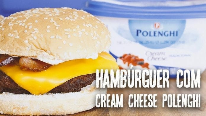 Hambúrguer com Cream Cheese, Wassabi e Gengibre - #desafiocreamcheesepolenghi - Canal Rango