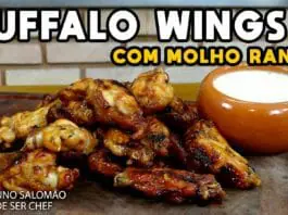 Buffalo Wings com Molho Ranch (Asinhas de Frango Apimentadas) Cansei de Ser Chef - Mestres do Churrasco