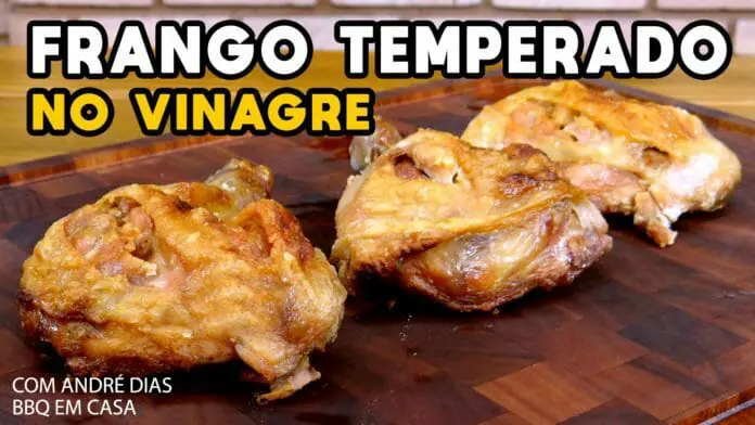 Como Fazer Frango Temperado no Vinagre - BBQ em Casa - Mestres do Churrasco