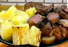 Como Fazer Mandioca na Brasa com Conta Filé