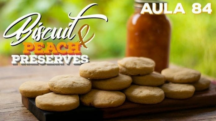 Biscuits W/ Peach Preserves (Como Fazer Bolachas Amanteigadas) - Cansei de Ser Chef